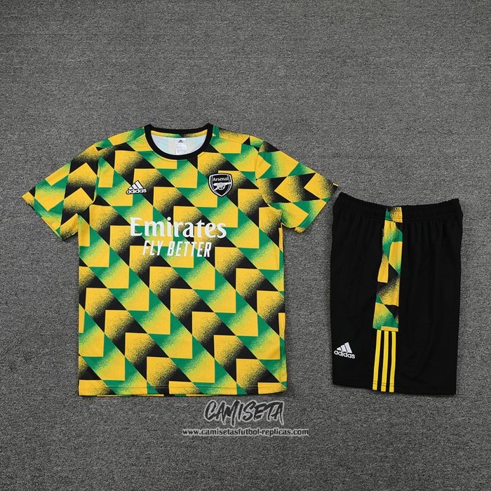Chandal del Arsenal 2022-2023 Manga Corta Verde - Pantalon Corto